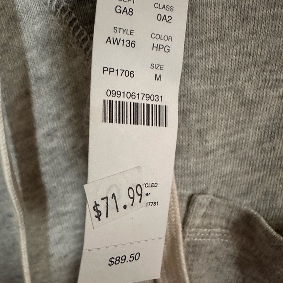 J. Crew Gray Women's Hoodie - Picture 3 of 3